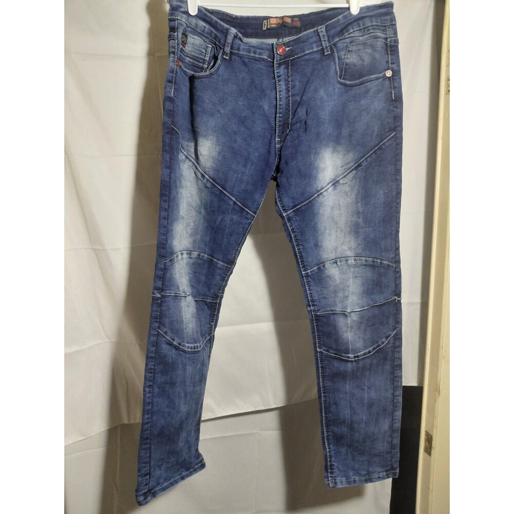 Redemption Blue Jeans Men's Size 36x30 Faded Stretch